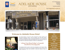 Tablet Screenshot of adelaidehousehotel.com